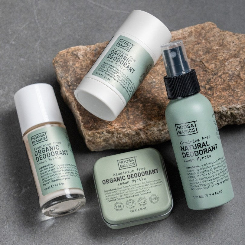 Organic Deodorant Stick - Lemon Myrtle – Noosa Basics