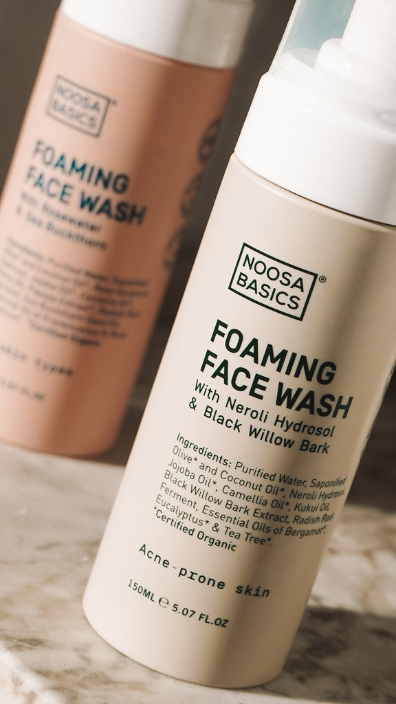 Foaming Face Wash with Neroli & Black Willow – Noosa Basics