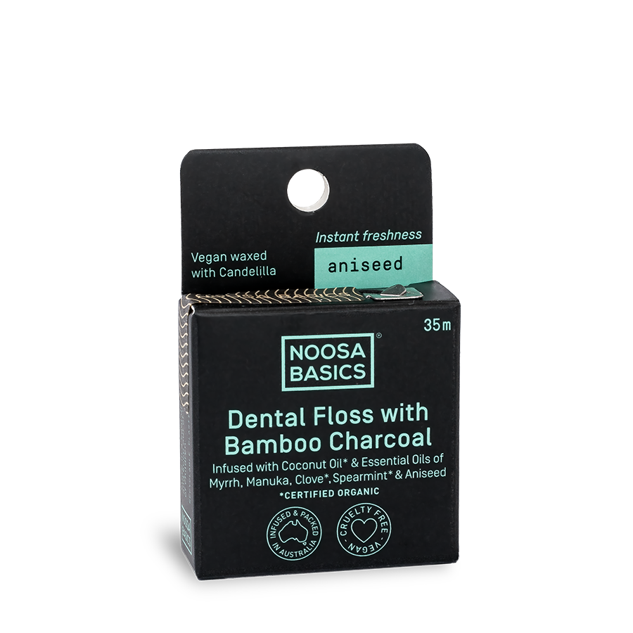 Bamboo Charcoal Dental Floss - Aniseed – Noosa Basics